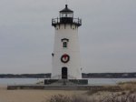 Lighthouse with wreath